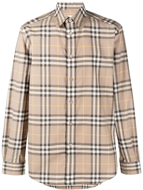 burberry hemd mit muster|BURBERRY Hemden online kaufen .